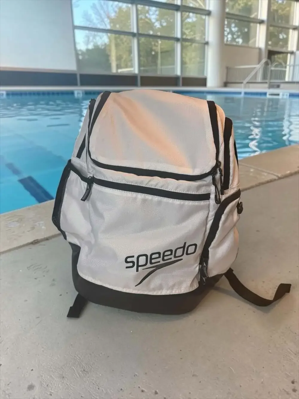 Speedo Teamster 2.0 Swimming Backpack White/Black